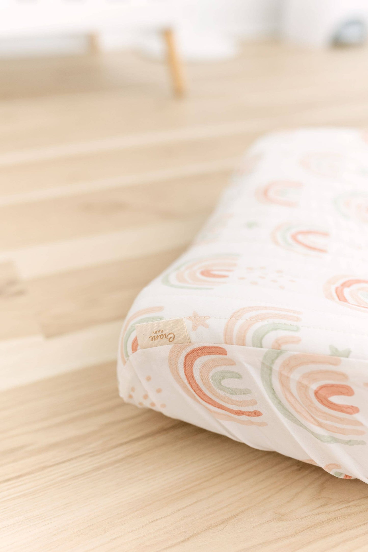 Crane Baby - Parker Quilted Change Pad Cover (Rainbow)