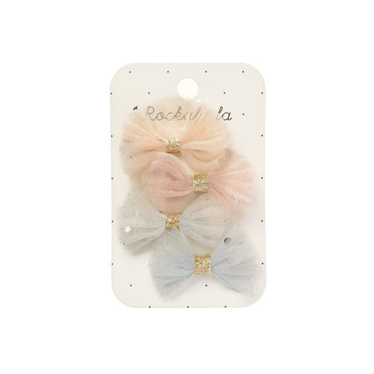Rockahula Kids US - Sparkle Tulle Mini Bow Clips