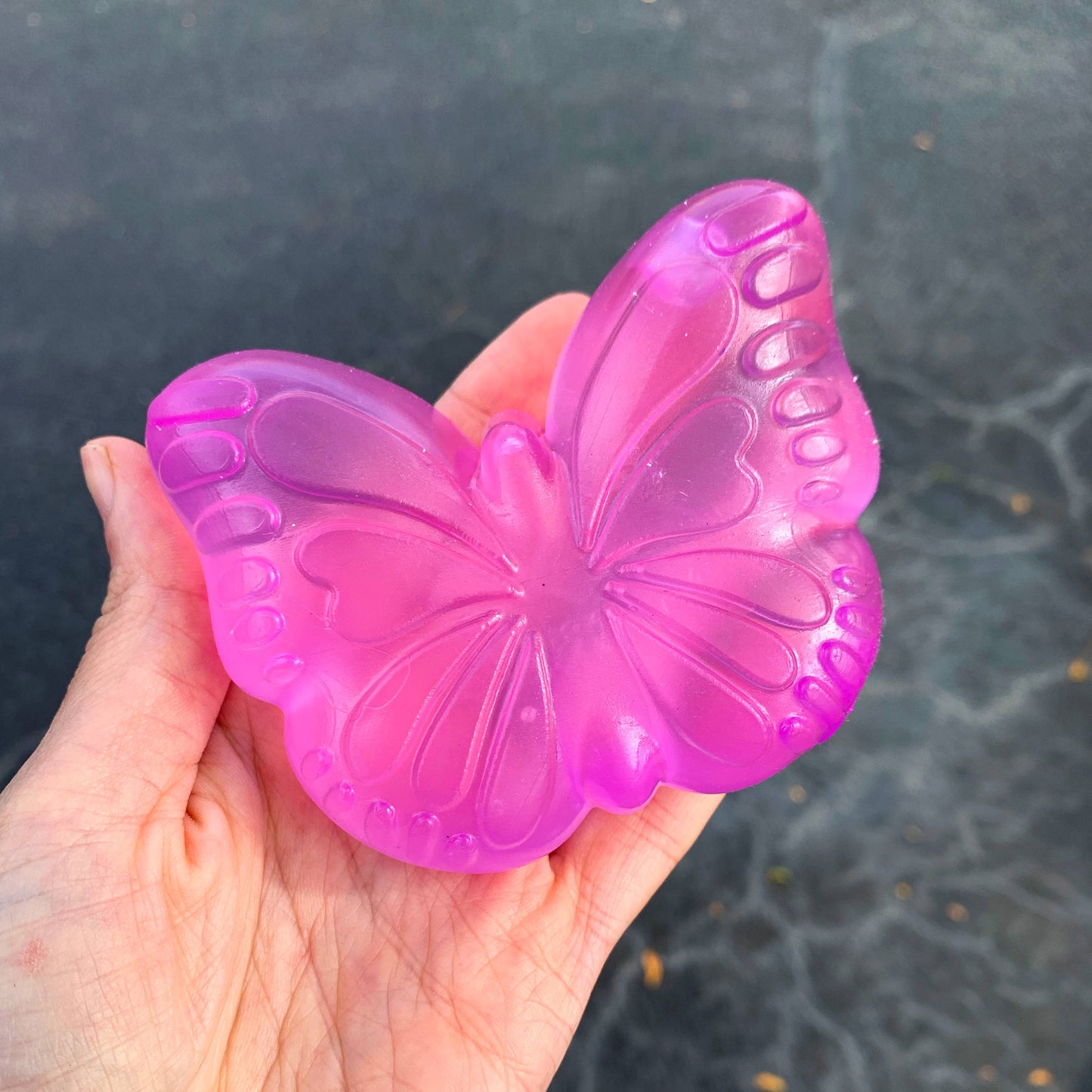 Top Trenz Inc - Super Duper Sugar Squisher Toy- Butterfly | Squish | Fidget (limit 1)