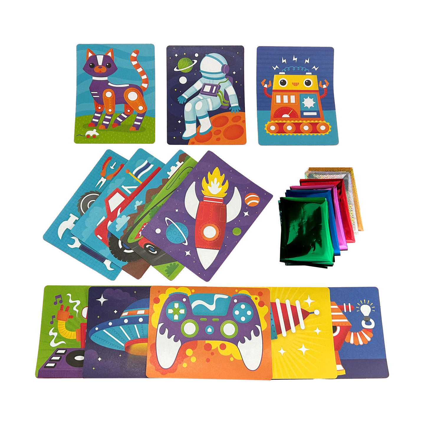 OOLY - Foil-tastic: Foil Art & Coloring Fun - Gadgets & Gizmos