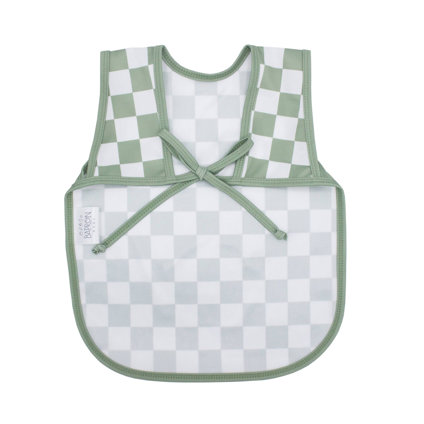 BapronBaby - Sage Checkerboard Bapron