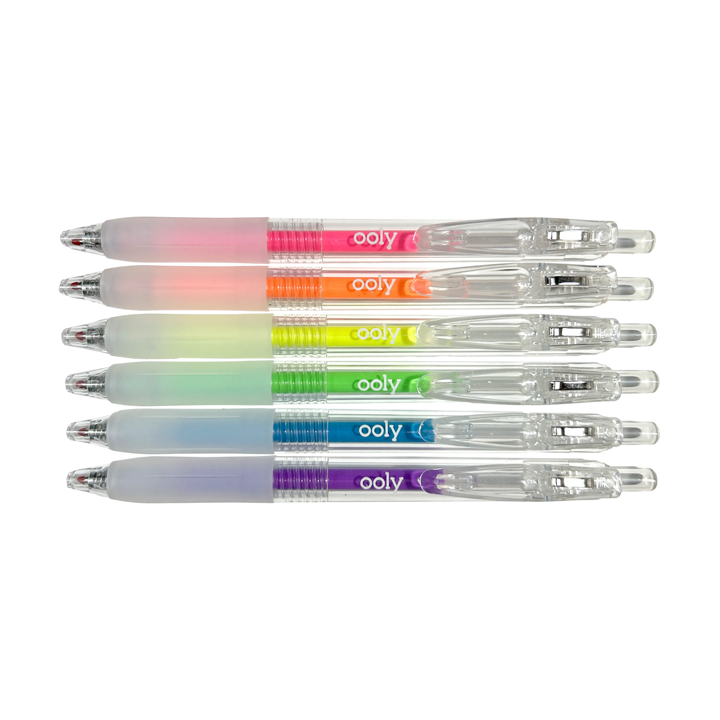 OOLY - Jelly Gloss: Neon Multi-Surface Deco. Gel Pens (Set of 6)