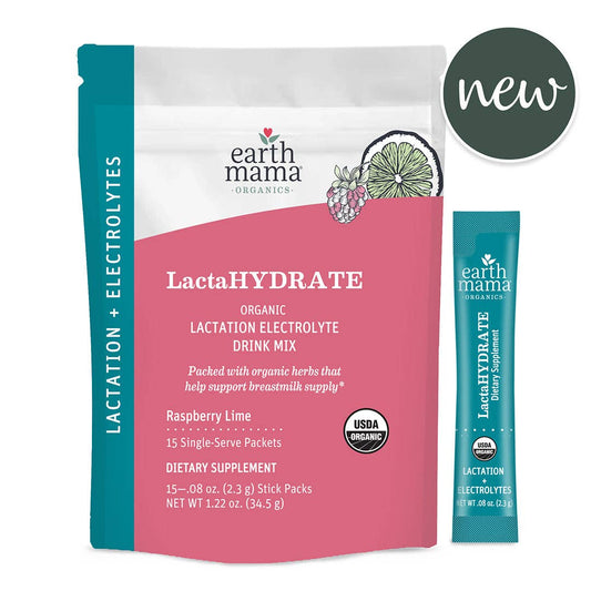 Earth Mama Organics - LactaHYDRATE Organic Lactation Electrolyte Drink Mix