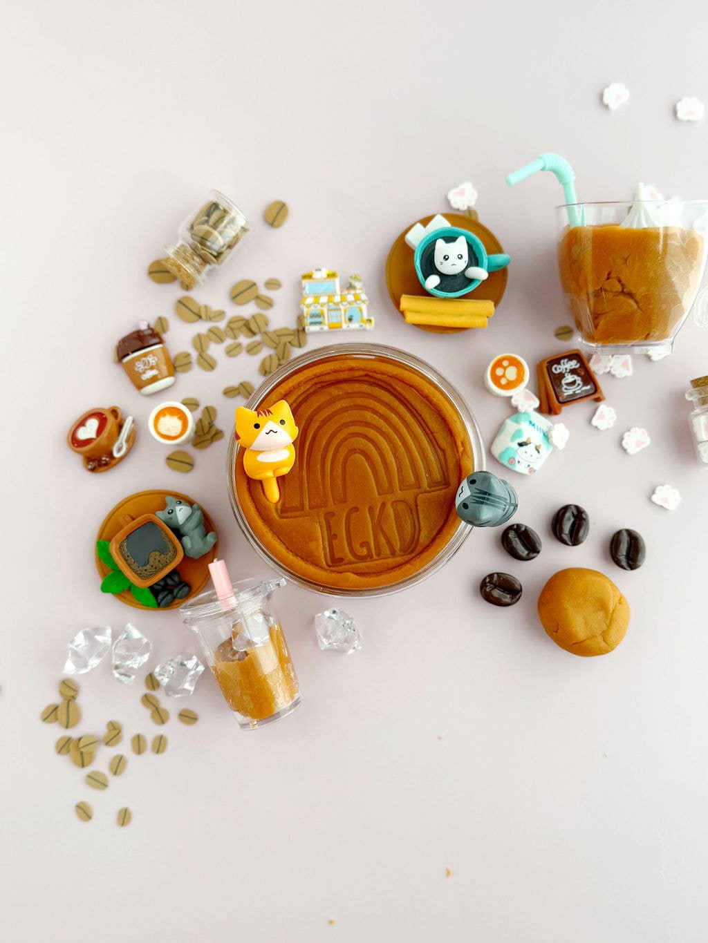 Earth Grown KidDoughs - Cat Cafe KidDough Play Kit