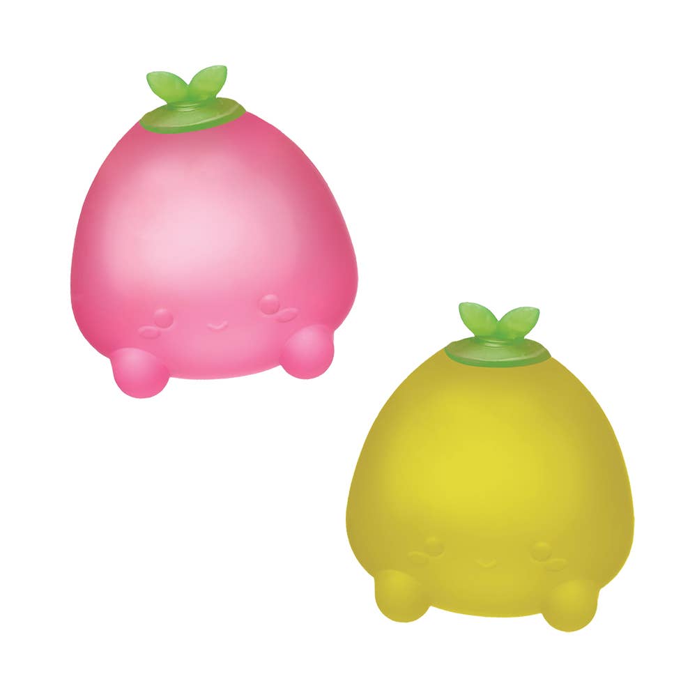 Top Trenz Inc - Super Duper Sugar Squisher - Mini Fruits 2 Pack set | Fidget | Squish (limit 1)