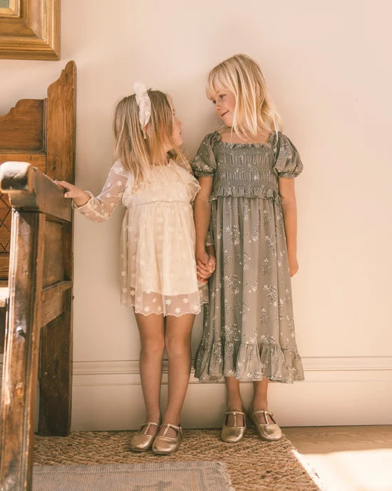 Noralee - Celine Dress | Embroidered Daisy