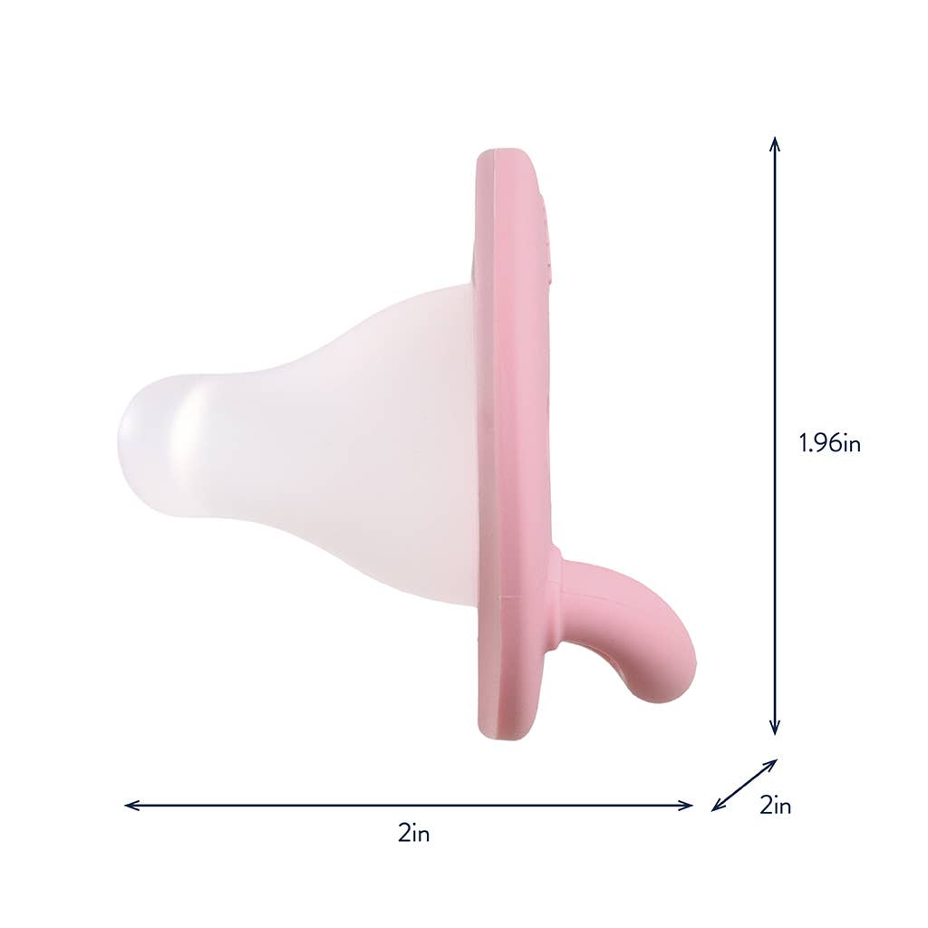 Itzy Ritzy - Latch & Soothe™ Breastlike Pacifier: Pink