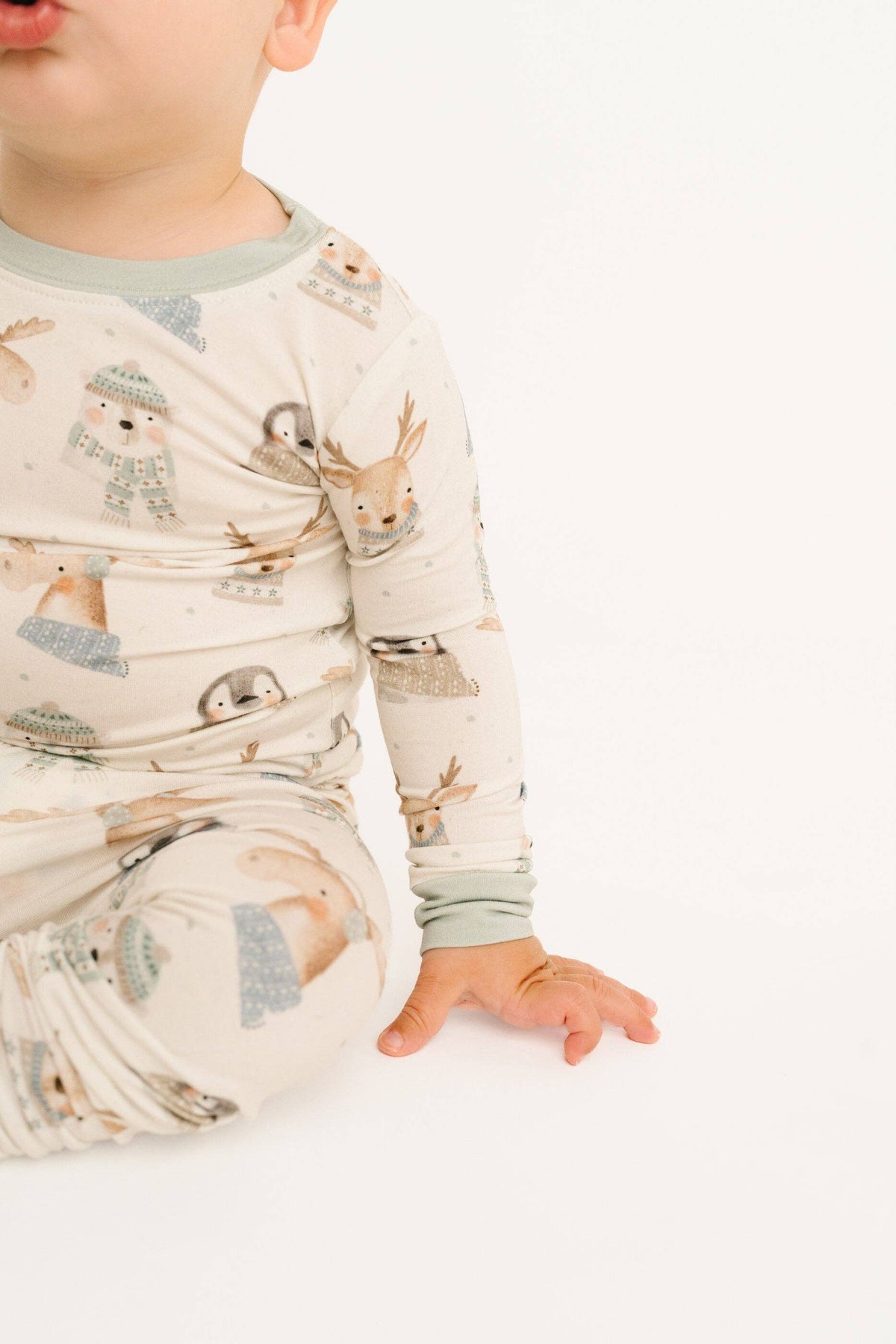 Little One Shop - Frosty Friends Bamboo PJ Set