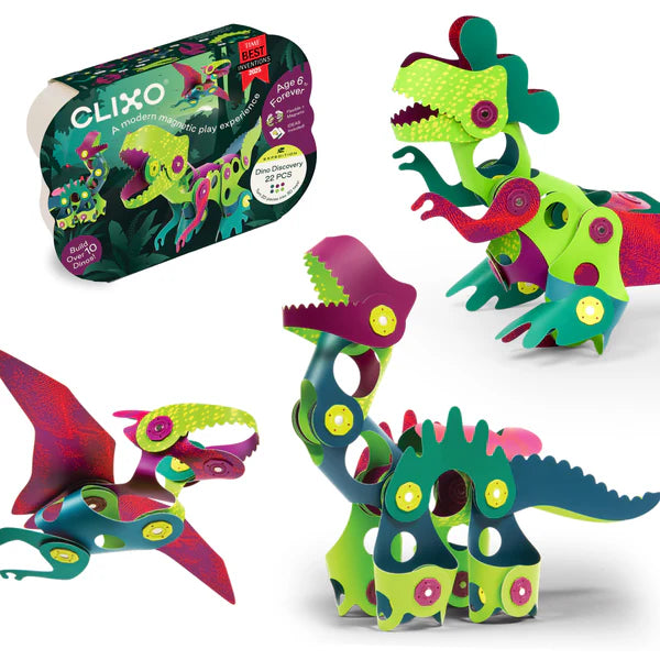 Clixo - 22 pc Dino Discovery Pack