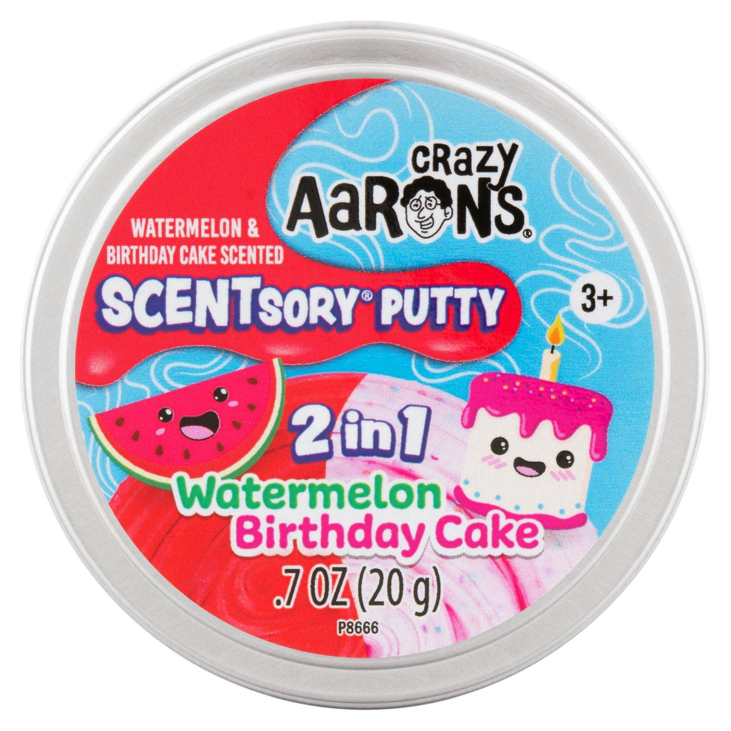 Crazy Aaron's - Watermelon/Birthday Cake |  SCENTsory™ Duos Putty