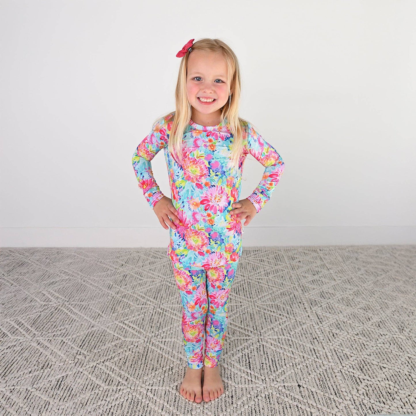 Gigi and Max - Bianca TWO PIECE - NO BUTTON Bamboo Sleepies Little Kid