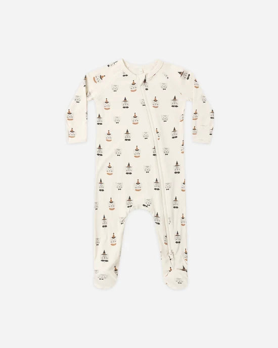 Quincy Mae - Bamboo Zip Footie || Costume Kittens