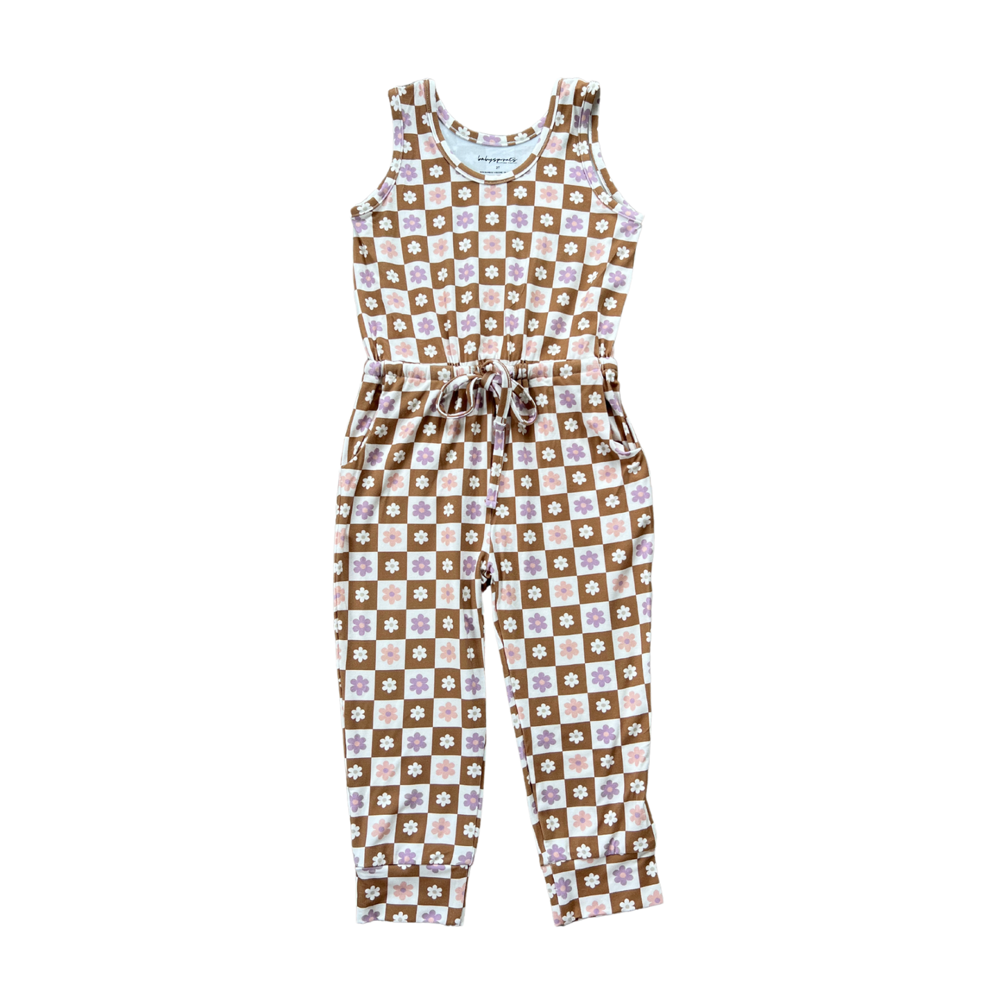 babysprouts clothing company - Checker in Retro Daisy Jumper