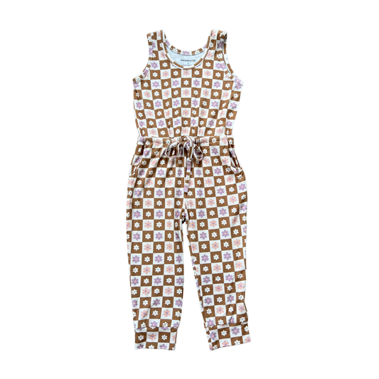 babysprouts clothing company - Checker in Retro Daisy Jumper