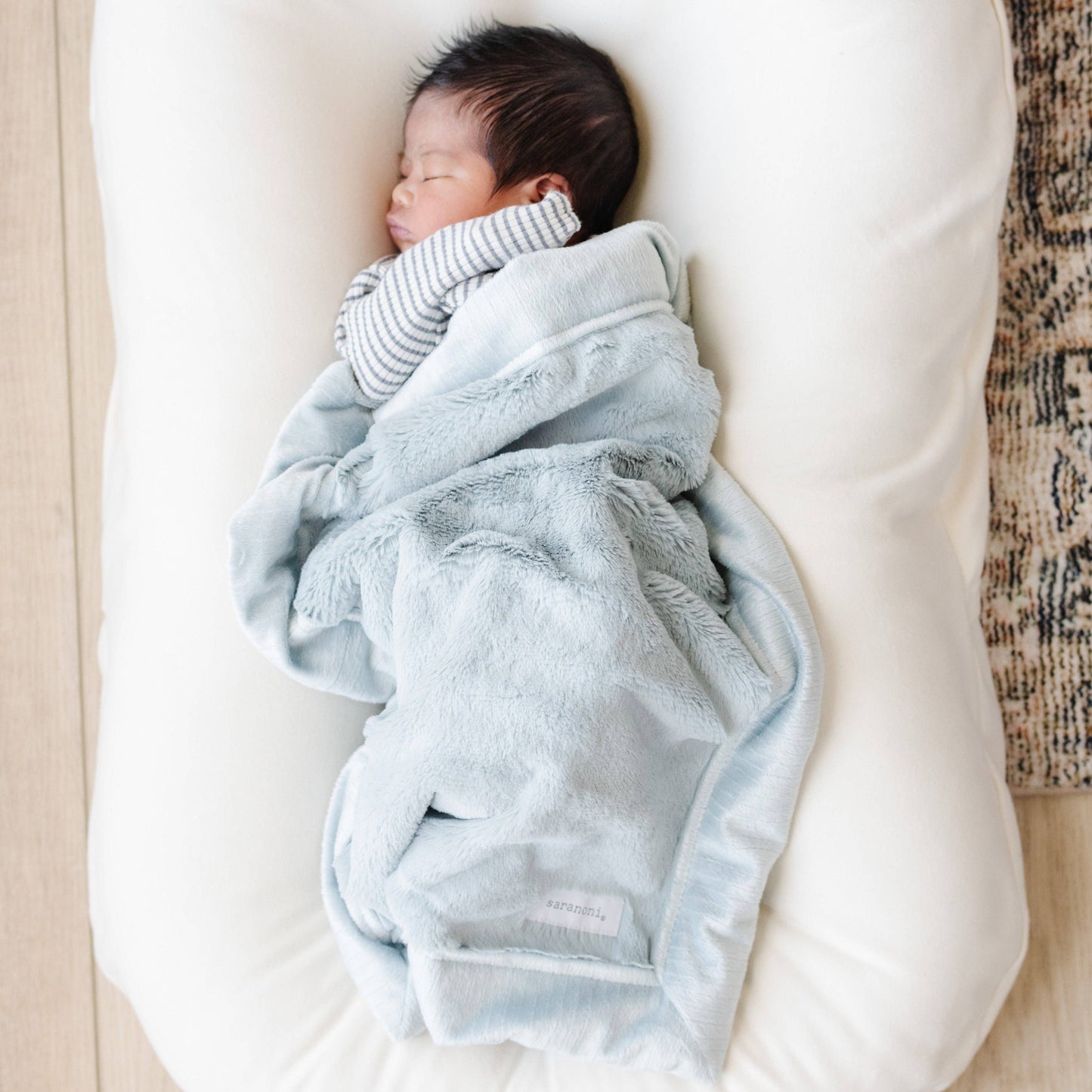 Saranoni - LUSH MINI BLANKETS: Storm Cloud