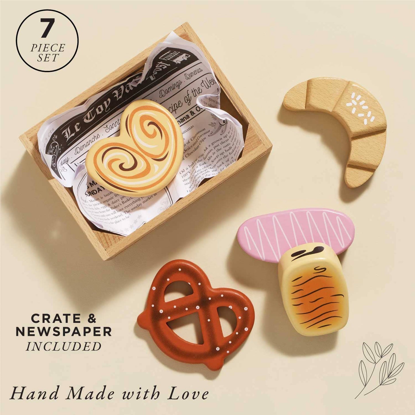 Le Toy Van, Inc. - Bakery & Patisserie Wooden Market Crate