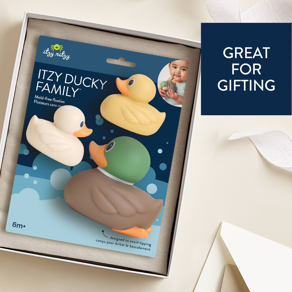 Itzy Ritzy - Itzy Ducky Family™ - Bath + Water Table Toys: Mallard