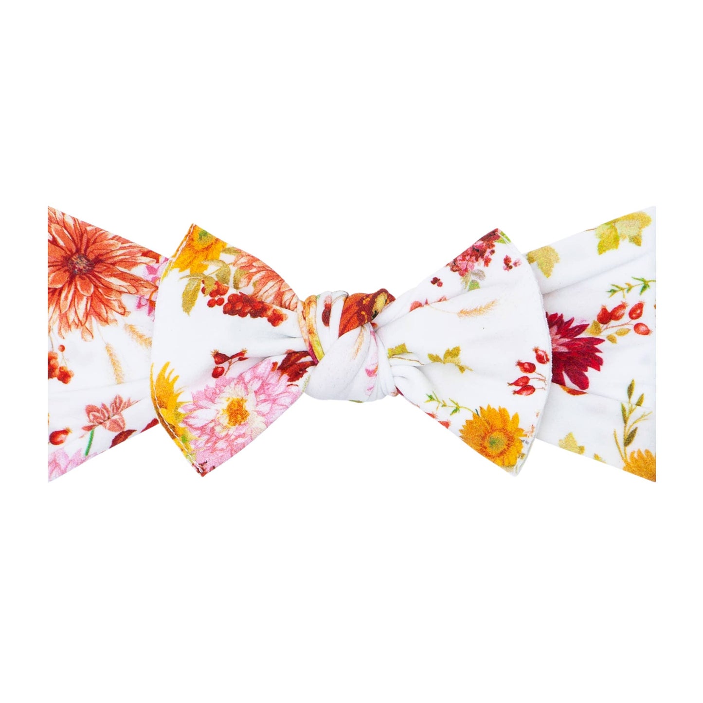 Baby Bling Bows - Baby Bling® Fall Printed Knot soft nylon headband: Autumn Field