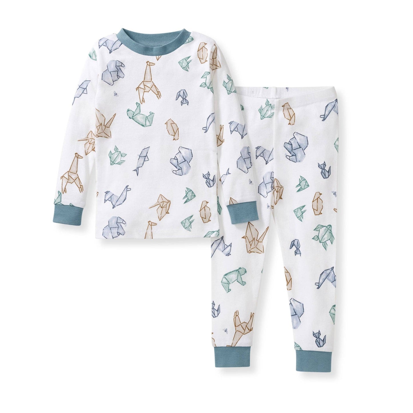 Burt's Bees Baby - Origami Animals Organic Cotton Two-Piece Pajamas