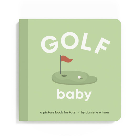 Left Hand Book House - Golf Baby- Board Book