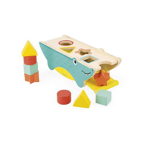 Janod - Tropik - Shape Sorting Crocodile