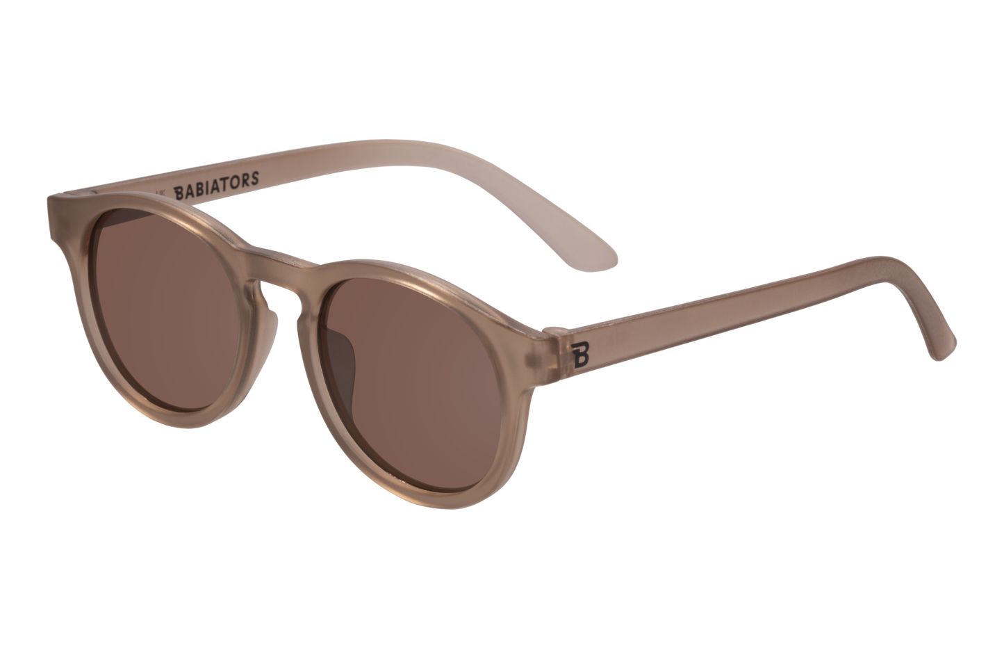 Babiators - Cocoa Cloud Transparent Keyhole Sunglasses with Amber Lens