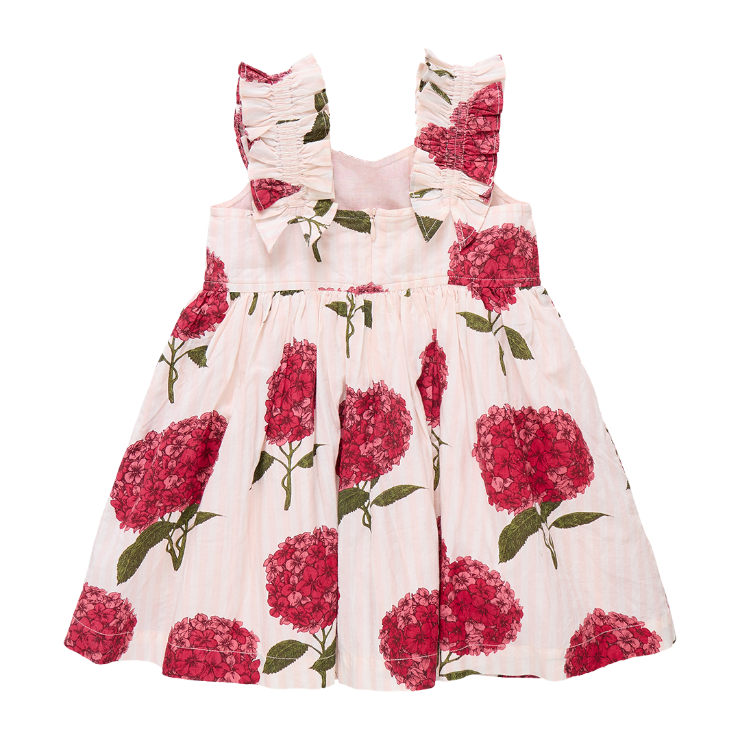 Pink Chicken - Pink Stripe Hydrangeas Via Dress