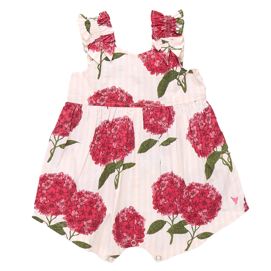 Pink Chicken - Pink Stripe Hydrangeas Via Jumper