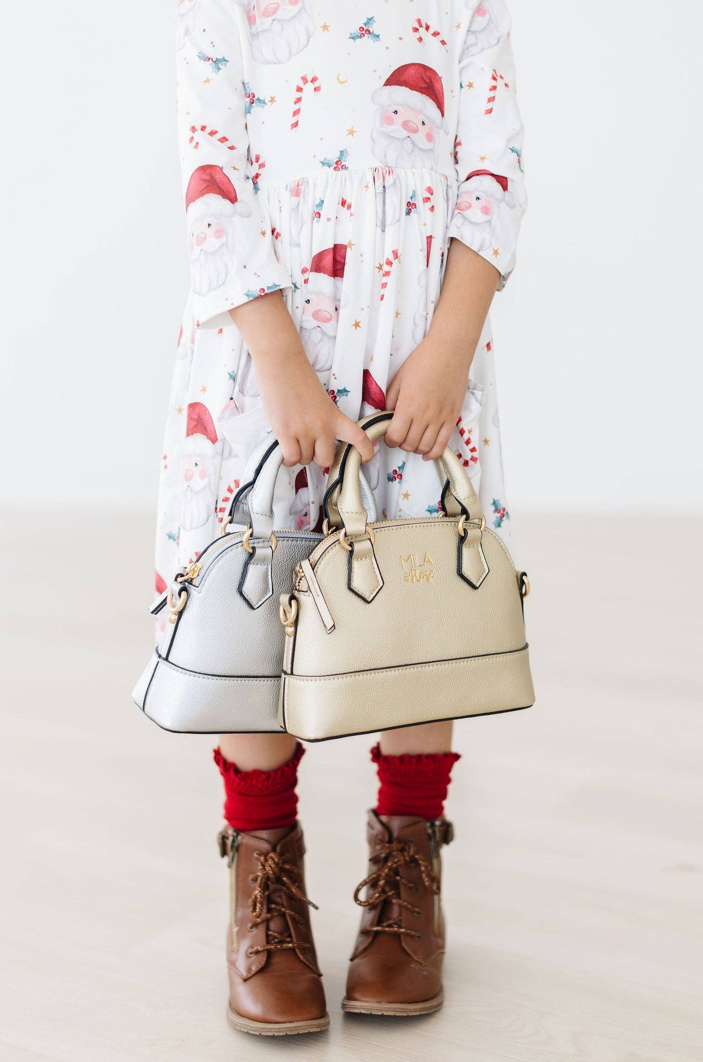 Mila & Rose - Gold Metallic Girl's Crossbody Purse