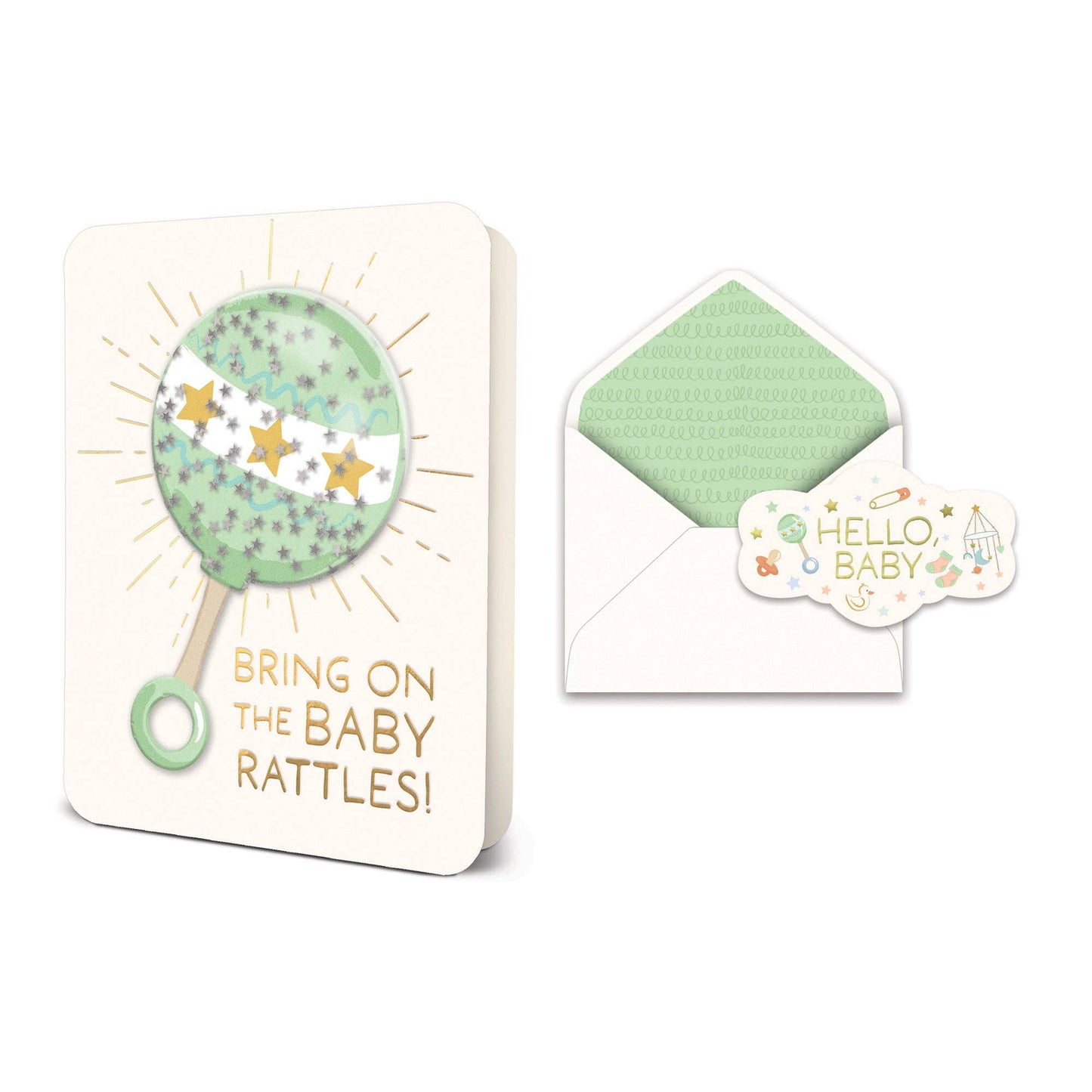 Studio Oh! - Ready to Rattle Deluxe Greeting Card