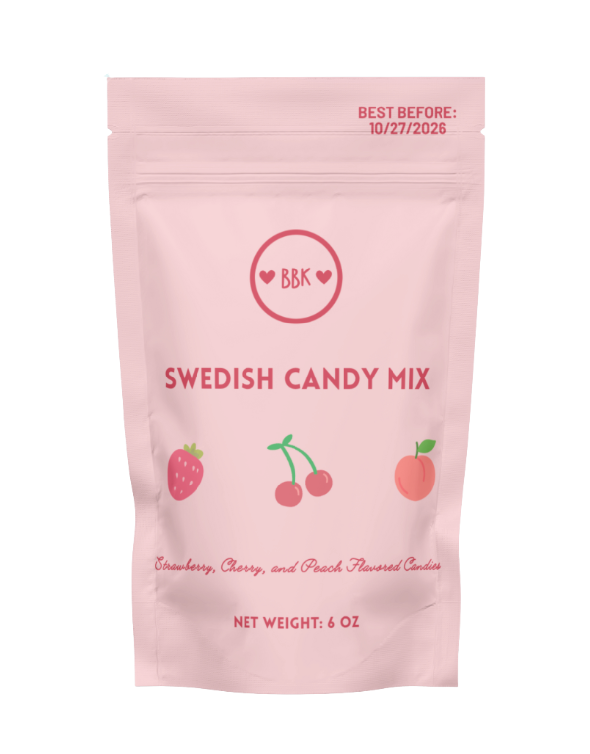 Boca Bear Kids - Strawberry, Cherry & Raspberry Swedish Candy Gummy Mix