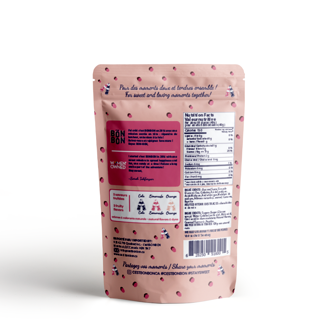 La boîte à bonbons - Sour Pop Bottles - Gummy Candies