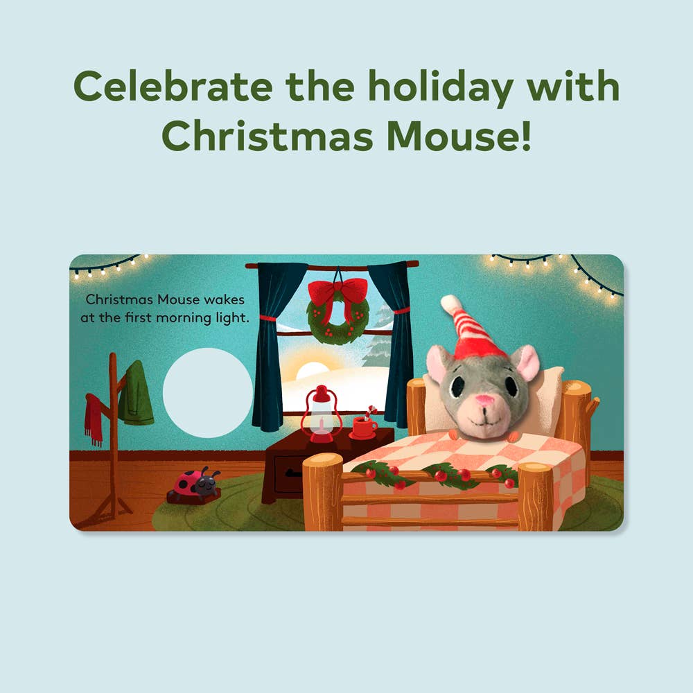 Chronicle Books - Christmas Mouse: Finger Puppet Book