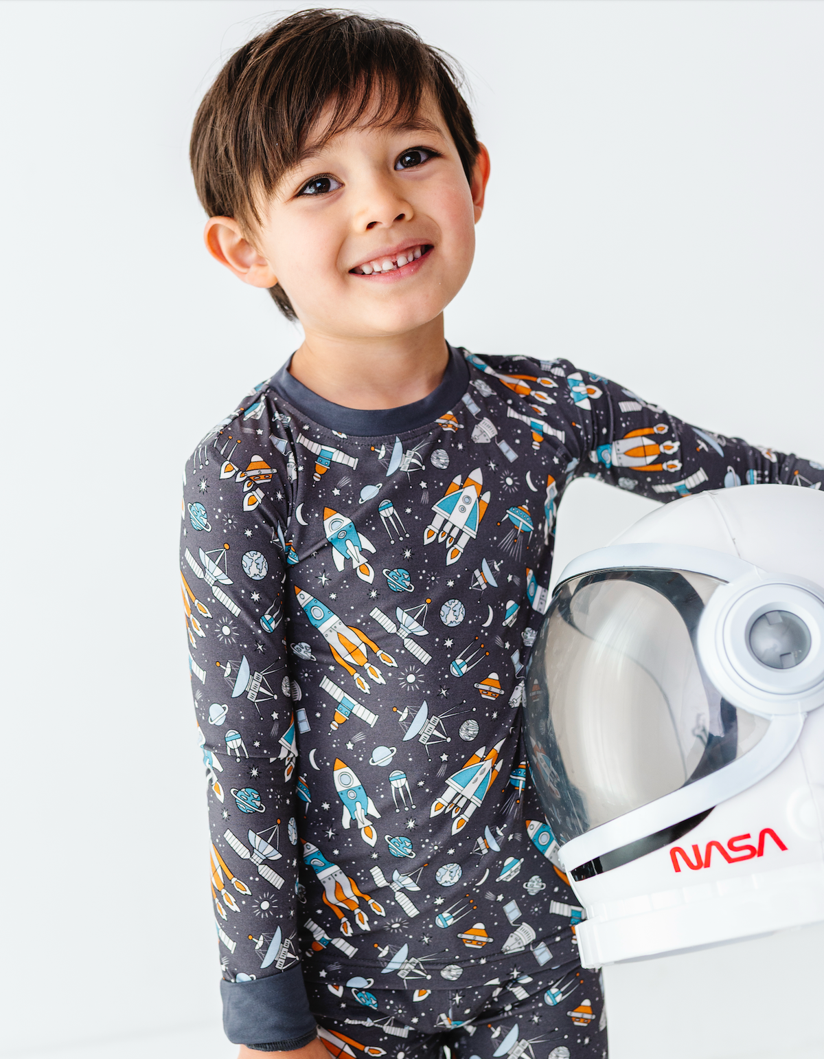 Bird & Bean® - Kids Bamboo Pajamas - Orbit