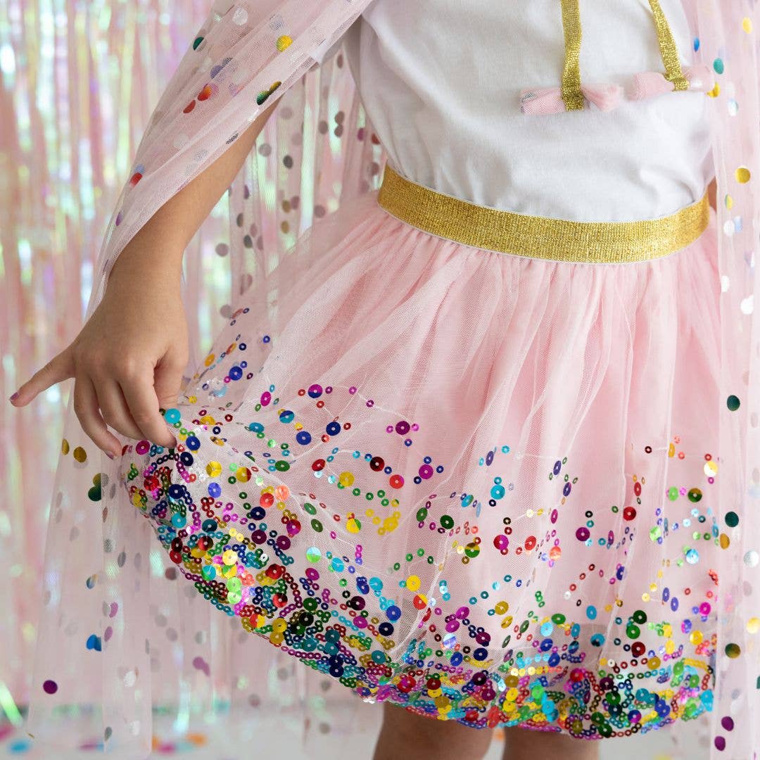 Sweet Wink - Pink Confetti Tutu - Dress Up Skirt Tutu