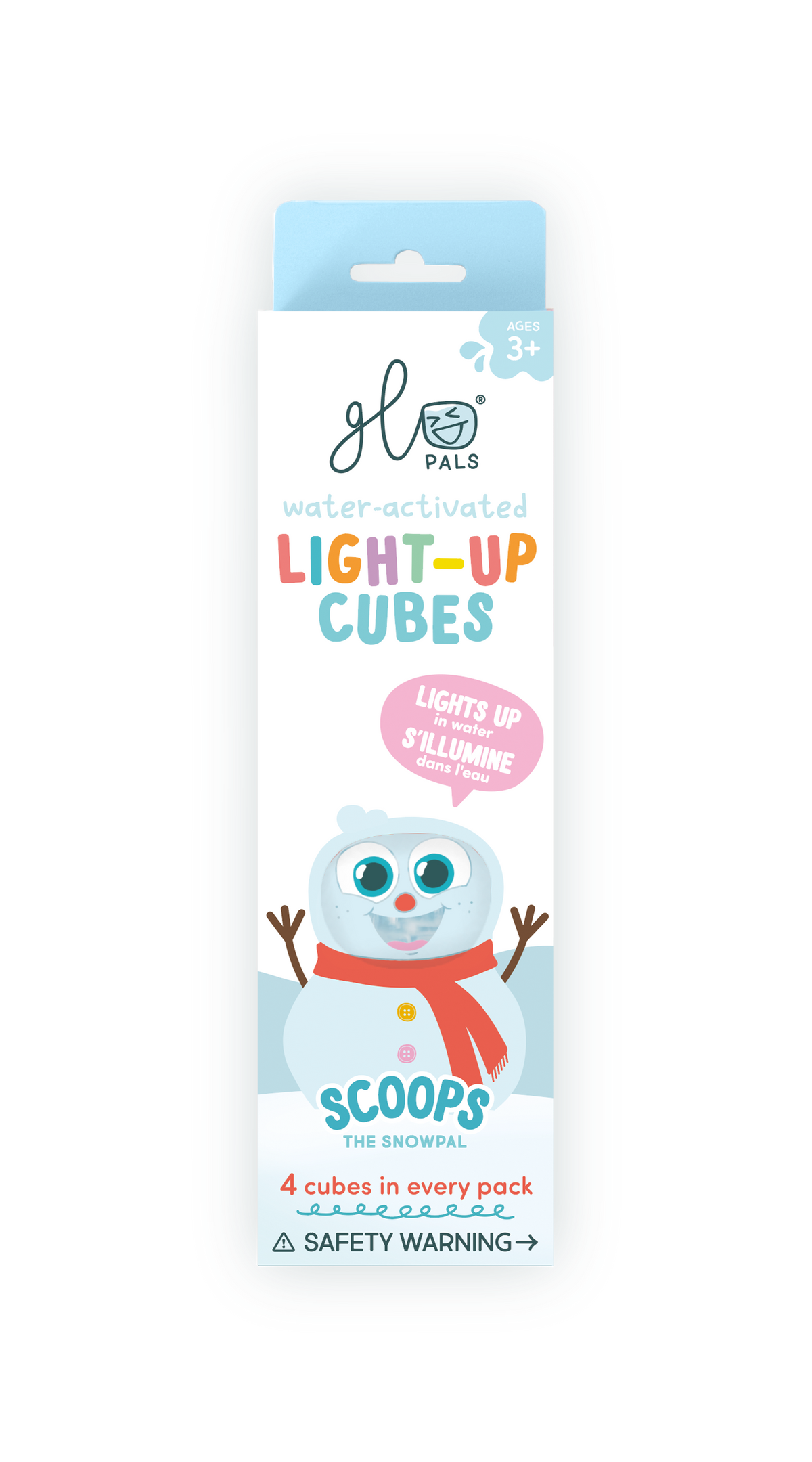 Glo Pals - Scoops - Snowpal 4-Pack Light Up Cubes