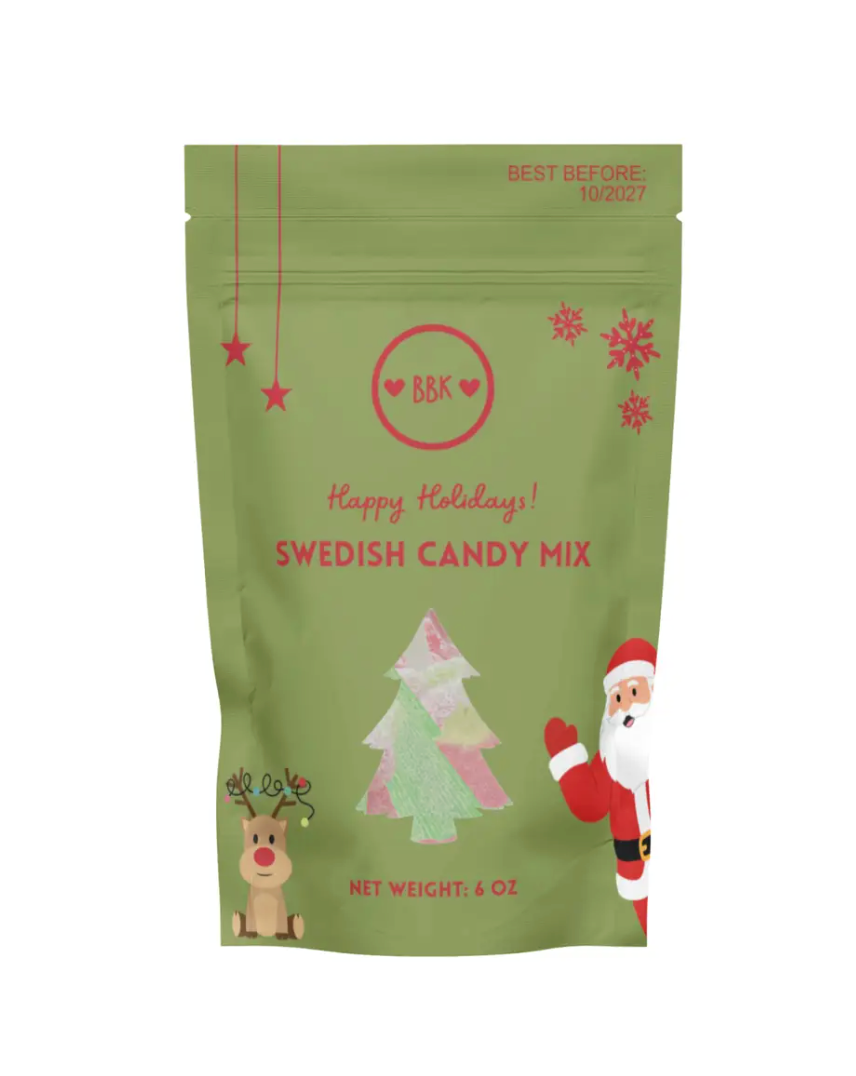Boca Bear Kids - Swedish Candy Christmas 6oz. Mix