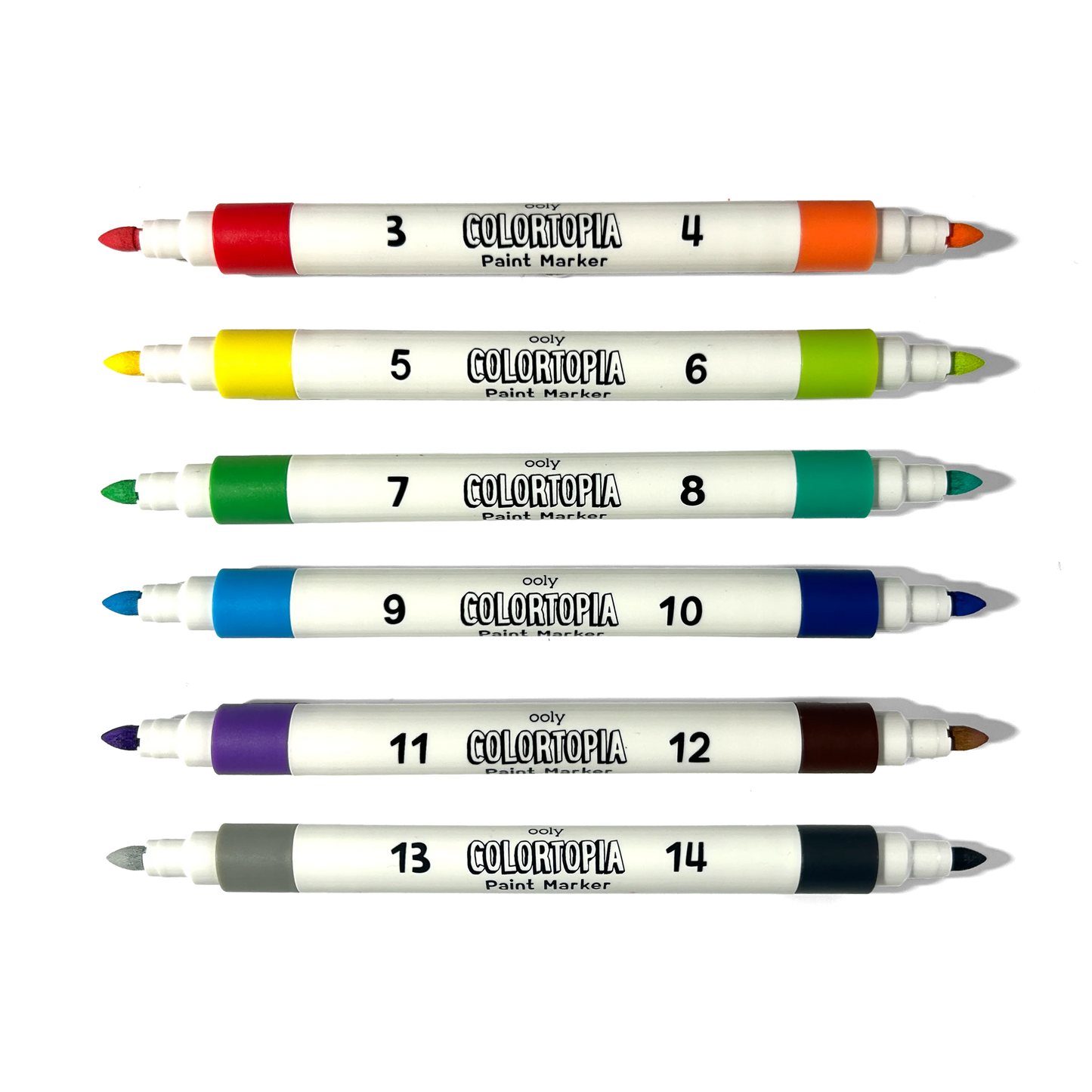 OOLY - Colortopia: Paint Marker By Number Kit - Epic Adventures