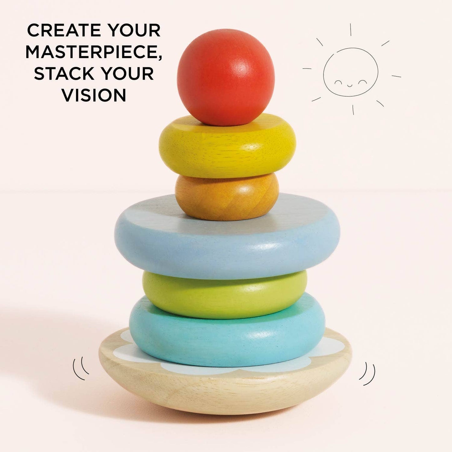 Le Toy Van, Inc. - Rainbow Stacking Tower