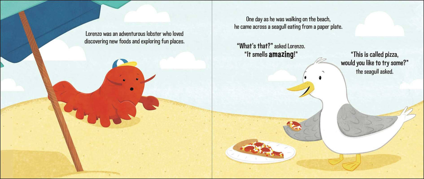 Simon & Schuster - Lorenzo, the Pizza-Loving Lobster by Claire Lordon: Hardcover; 32 pages / English