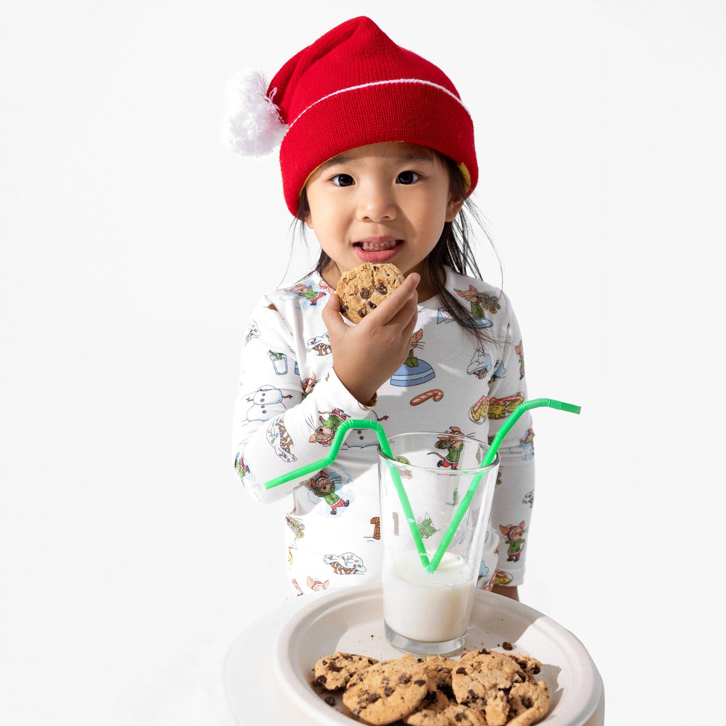 Bellabu Bear - If You Give A Mouse A Cookie Christmas Bamboo Kids Pajamas