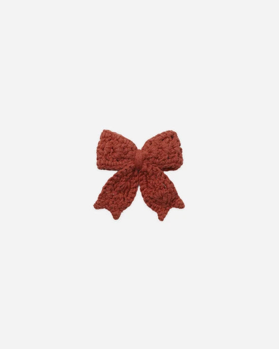 Quincy Mae - Crochet Bow || Redwood