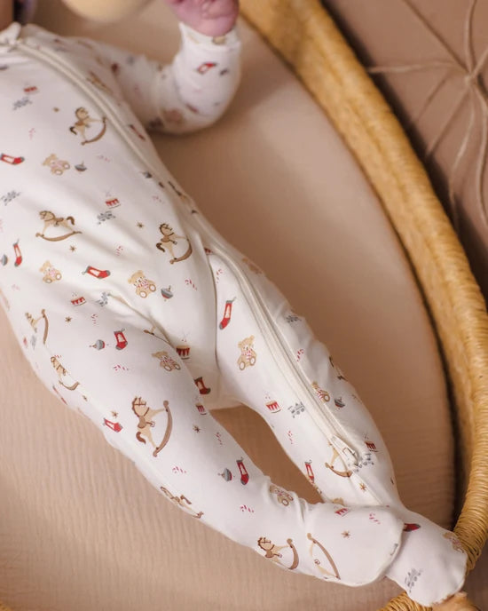 Quincy Mae - Bamboo Zip Footie || Toy Chest