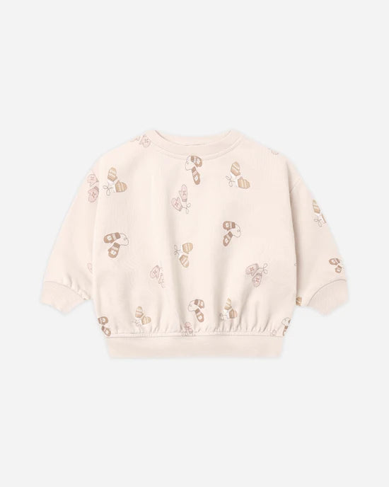 Quincy Mae - Relaxed Fleece Sweatshirt || Mittens