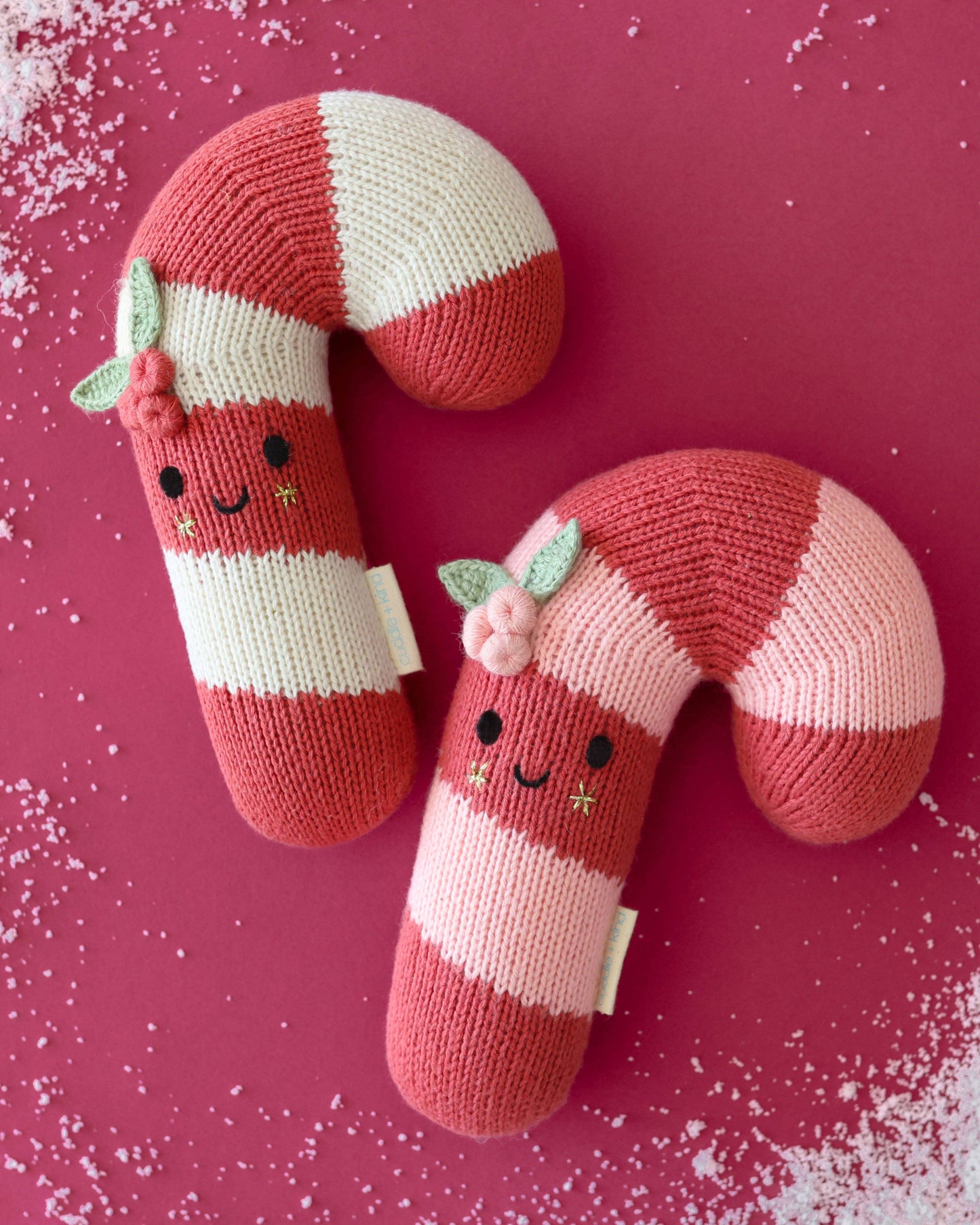 cuddle+kind - Baby candy cane (blush stripe)