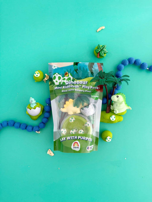 Earth Grown KidDoughs (KidDoughs by EGKD) - Dinosaur Mini KidDough Play Pack
