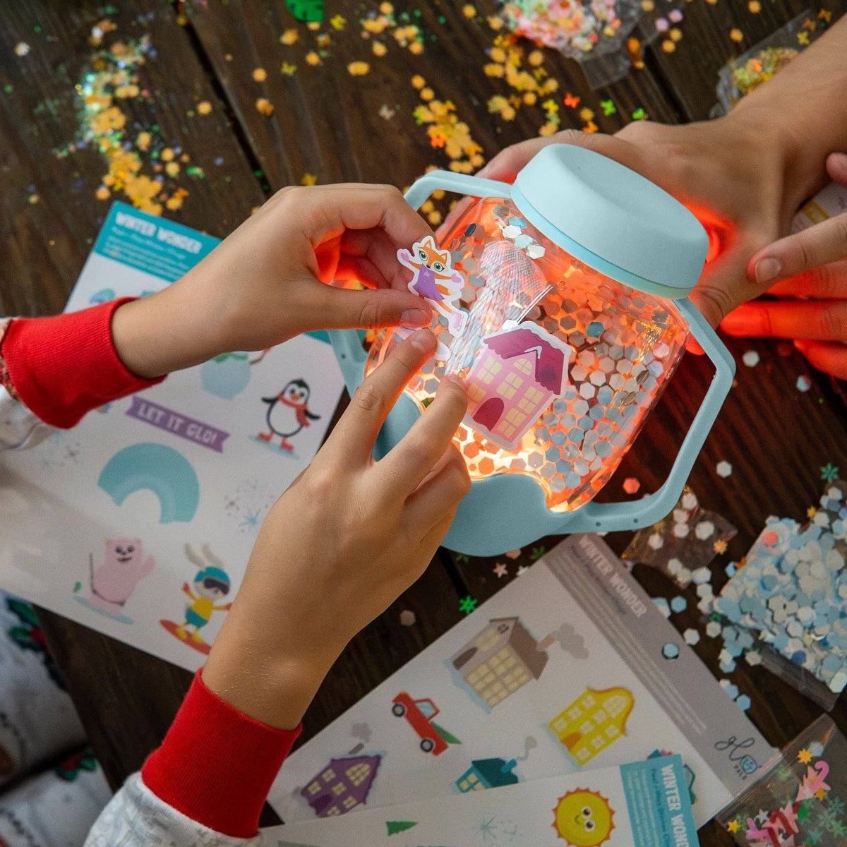 Glo Pals - Jar Gift Set - Sensory Snowglobe