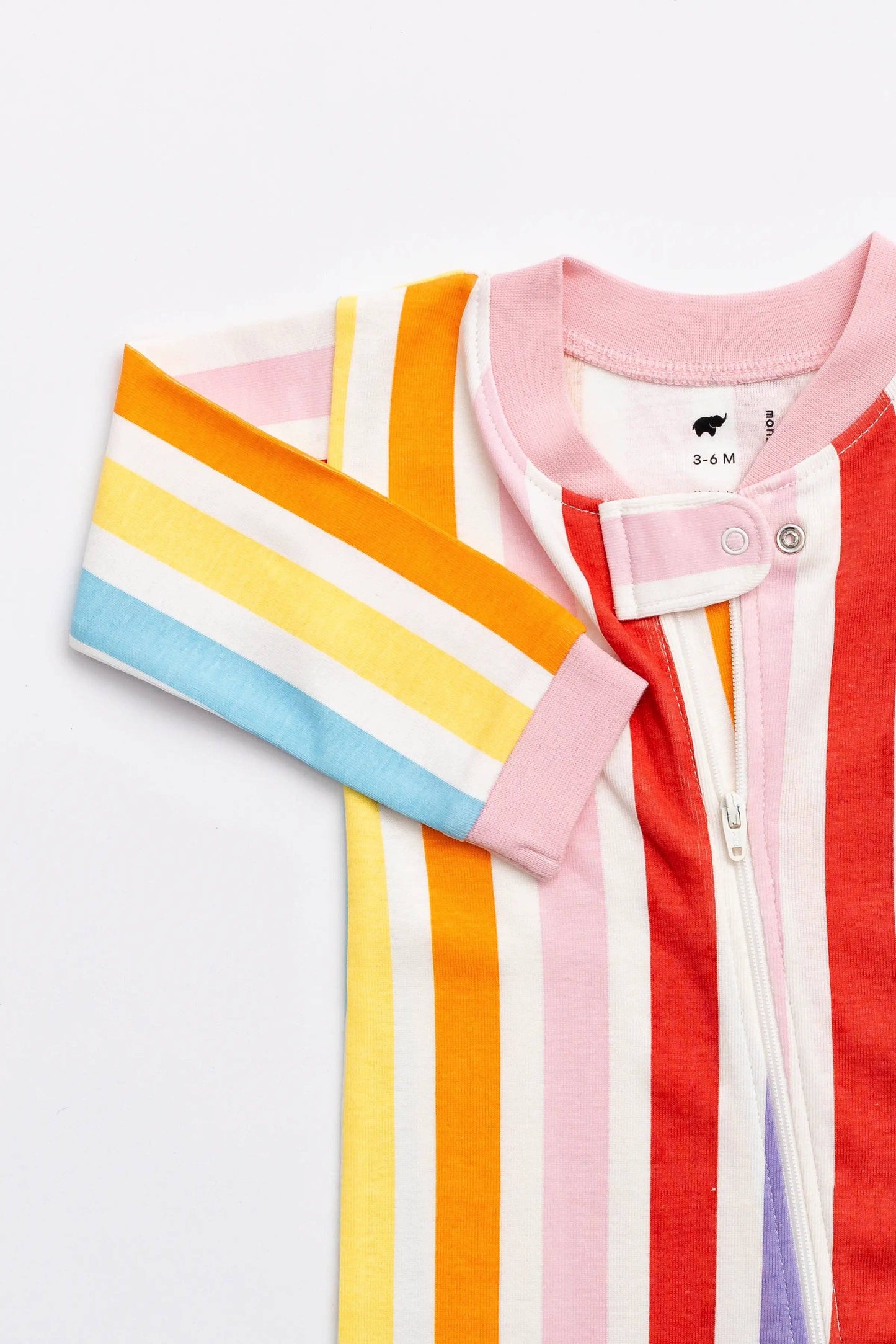 Monica + Andy - One-Piece Pajamas: Rainbow Stripes