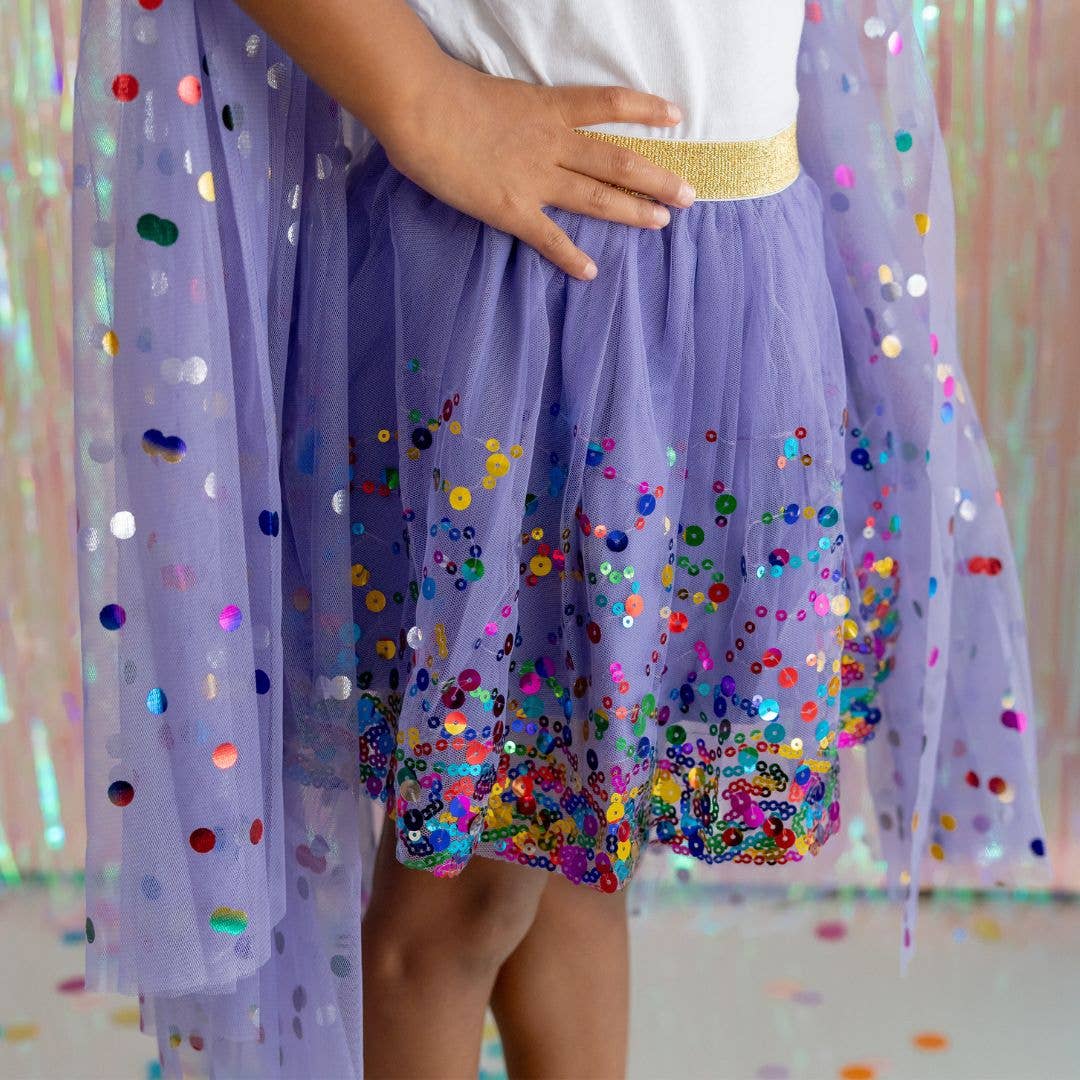 Sweet Wink - Lavender Confetti Tutu - Dress Up Skirt - Tutu