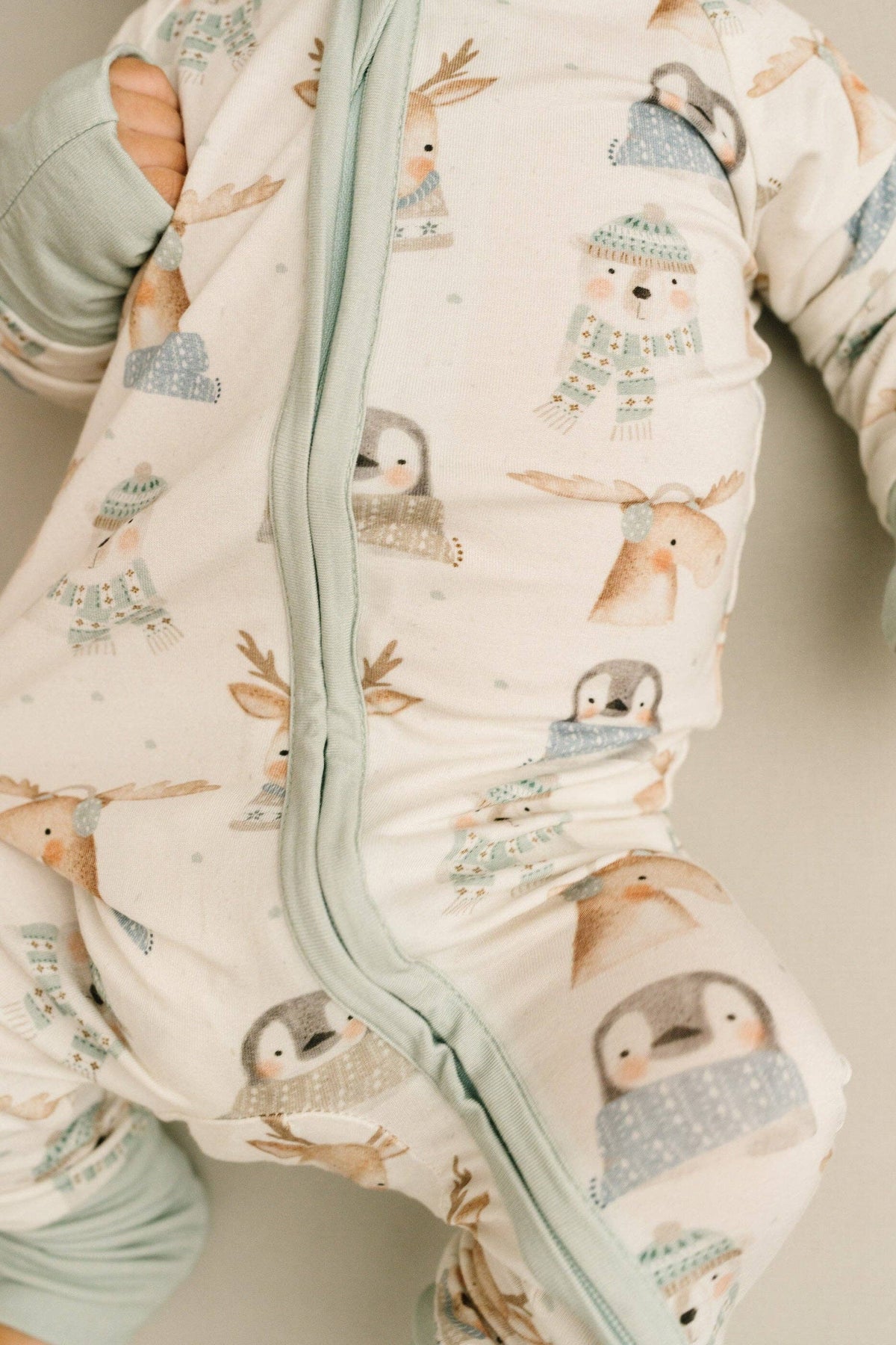 Little One Shop - Frosty Friends Bamboo Sleeper PJ